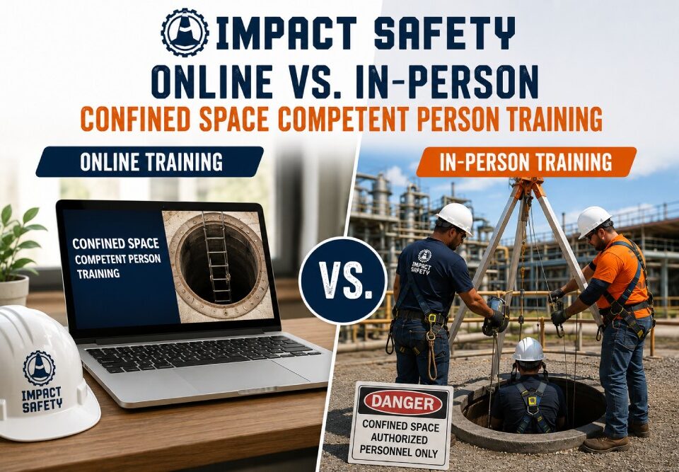 Online vs. In-Person Confined Space Competent Person Training
